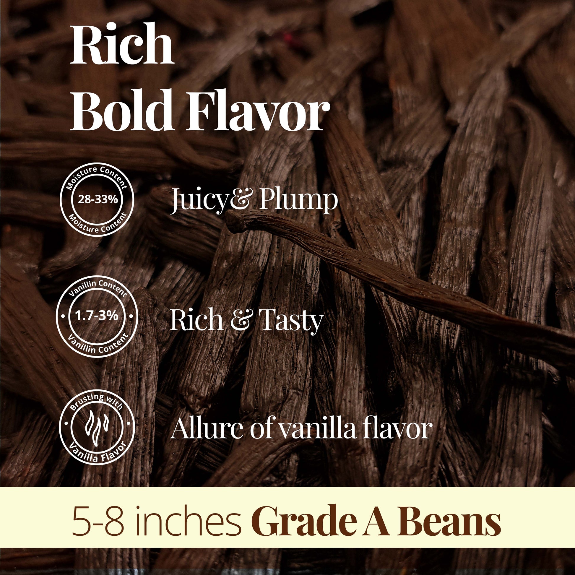 Rich Bold Flavor - Juicy & Plump